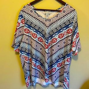 Catherine’s size 1x print blouse